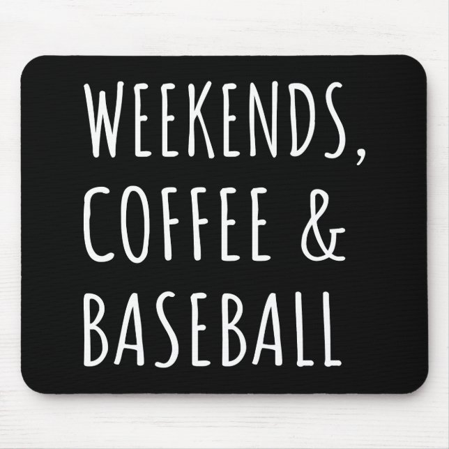 Helger, Kaffe Och Baseboll Jag Musmatta (Framsidan)