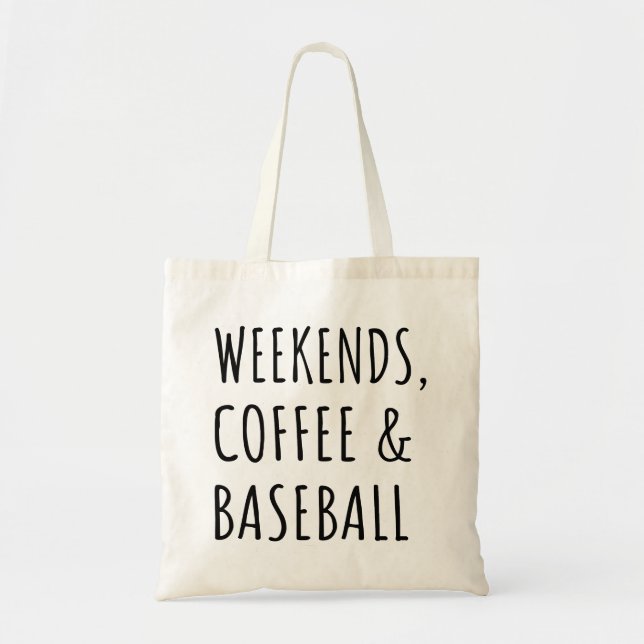 Helger, Kaffe Och Baseboll Jag Tygkasse (Framsidan)