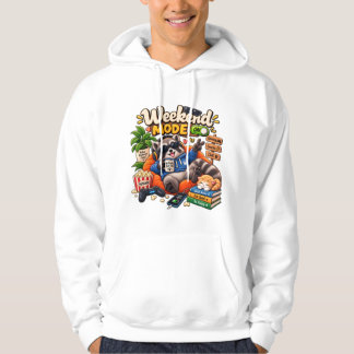 Helgmode Tvättbjörn – Mysig Lat Tvättbjörn Helg Hoodie