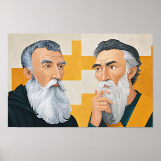 Helgon Cyril & Methodius: Apostlar till slaviska f Poster