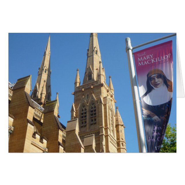 helgon hälsningskort (Framsidan Horizontal)