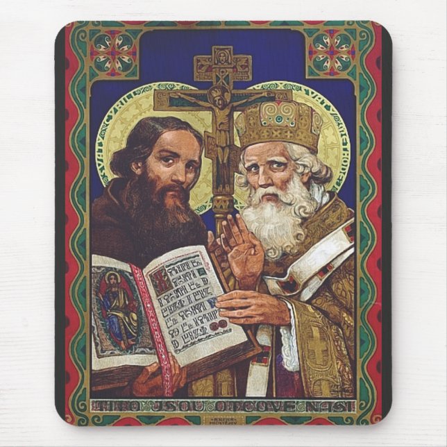 Helgonen Kyrillos och Methodios apostlar till slav Musmatta (Framsidan)