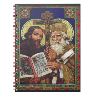 Helgonen Kyrillos och Methodios Europapatroner Anteckningsbok