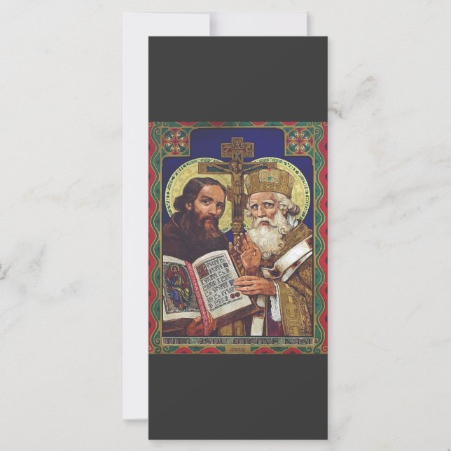 Helgonen Kyrillos och Methodios Europaskyddspatron (Framsida)