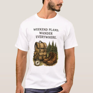 Helgplaner vandrar överallt t shirt