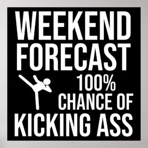 Helgprognos - 100% chans att Kicka Ass Poster