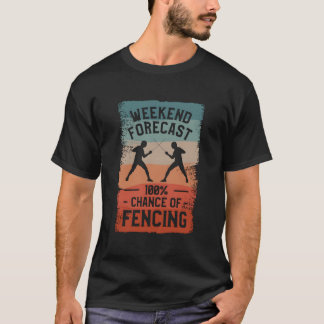 Helgprognos 100 Chans För Fäktning Staket Staket T Shirt