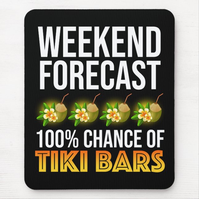 Helgprognos - 100% chans för Tiki-barer Musmatta (Framsidan)