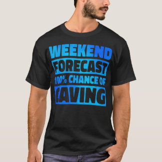 Helgprognos 100 procents chans för grottforskning t shirt
