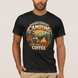Helgprognos: Camping Med Chans till Kaffe T Shirt