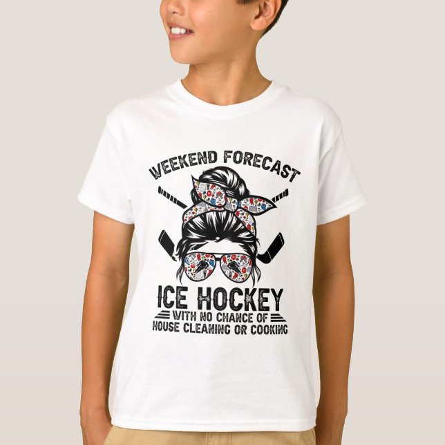 Helgprognos Ishockey Utan Chans För  T Shirt (Framsida)