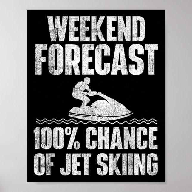 Helgprognos Jetski - Jetski Älskar Semester Poster (Framsidan)