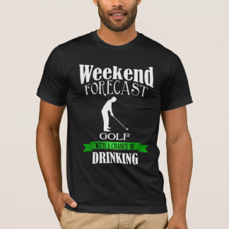 Helgprognosgolf riskerar av att dricka t-skjortan t shirt