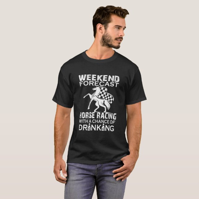 HELGPROGNOSHÄSTKAPPLÖPNING TEE SHIRT (Hel framsida)