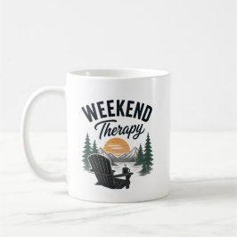 Helgterapi Bergssolnedgång Natur Avslappning Kaffemugg