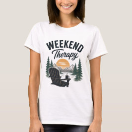 Helgterapi Bergssolnedgång Natur Avslappning T Shirt