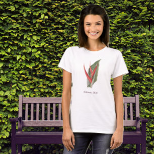 Heliconia 1800s Vintage Botanical T-Shirt