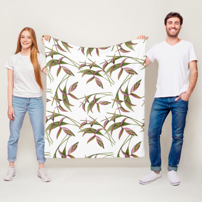 Heliconia Fleece Blanket (På plats)
