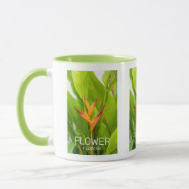 Heliconia Flowers Botanical Plant Garden Design Mugg