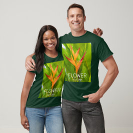 Heliconia Flowers Botanical Plant Garden Design T Shirt