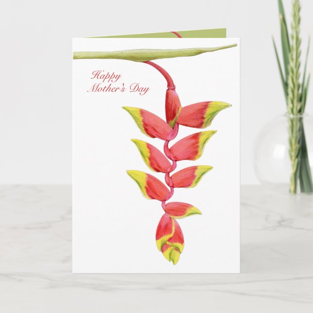 Heliconia Gren Mors dag kort (Framsida)