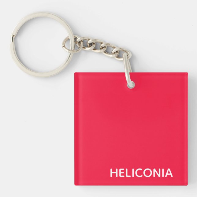 Heliconia red färg namn (Framsidan)