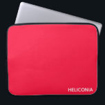 Heliconia red färg namn laptop fodral<br><div class="desc">Heliconia red färg namn</div>