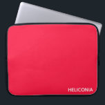Heliconia red färg namn laptop fodral<br><div class="desc">Heliconia red färg namn</div>