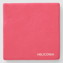 Heliconia red färg namn stenunderlägg