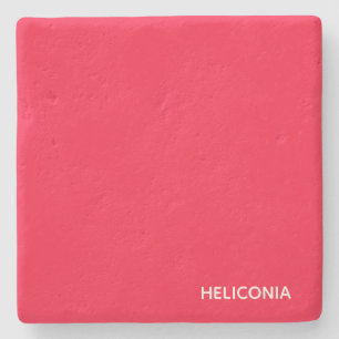 Heliconia red färg namn stenunderlägg