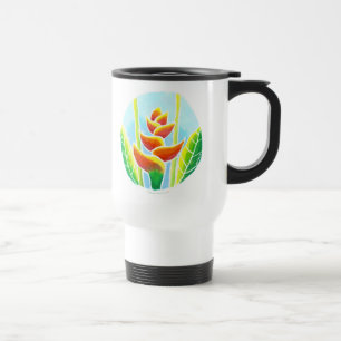 Heliconia stålsätter tropisk blommaBatik travel Resemugg