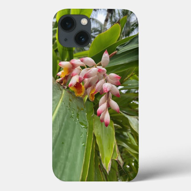 Heliconia Tropical Flower Iphone case (Baksida)