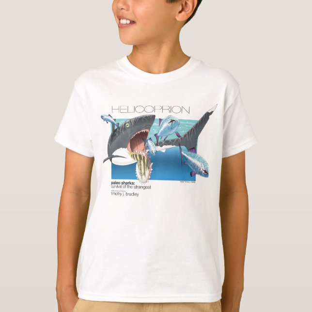 Helicoprion T-tröja T-shirt (Framsida)