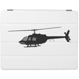 Helicopter Chopper Silhouette Anpassa Färg iPad Skydd