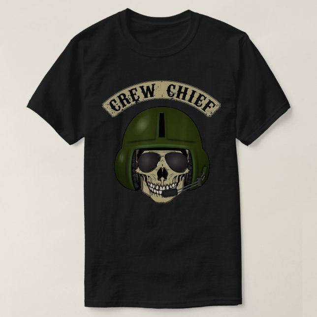 Helicopter Crew Chief T underbar gift-idé T Shirt (Design framsida)