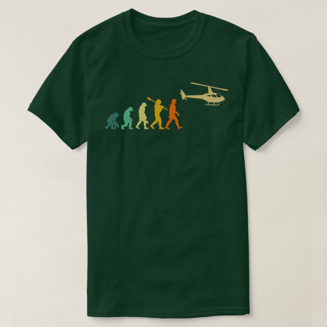 Helicopter Evolution helicopters  T Shirt (Design framsida)