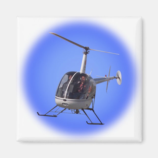 Helicopter Fridge Magnets & Helicopter Keepsakes Magnet (Framsidan)