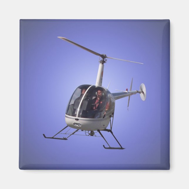 Helicopter Fridge Magnets & Helicopter Keepsakes Magnet (Framsidan)