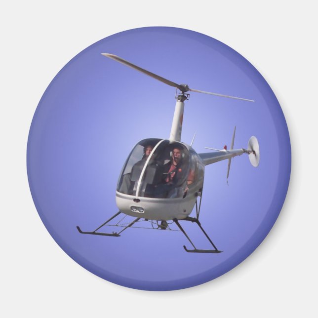 Helicopter Fridge Magnets & Helicopter Keepsakes Magnet (Framsidan)
