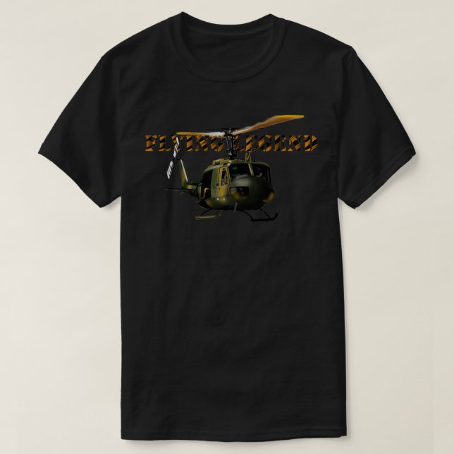 Helicopter Huey T Shirt (Design framsida)