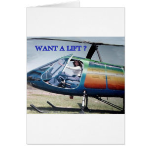 HELICOPTER HUMOR 1 HÄLSNINGSKORT