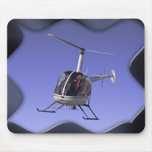 Helicopter Mousepad & Keepsakes Helicopter Gifts Musmatta (Framsidan)