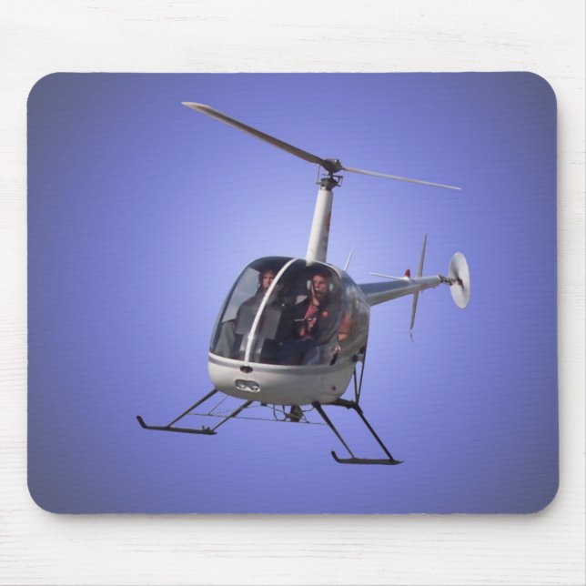 Helicopter Mousepad & Keepsakes Helicopter Gifts Musmatta (Framsidan)