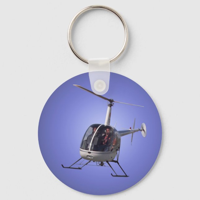 Helicopter Nyckelring Keepsaké & Helicopter Gifts (Framsida)