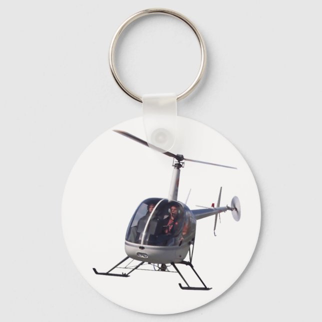 Helicopter Nyckelring Keepsaké & Helicopter Gifts (Framsida)