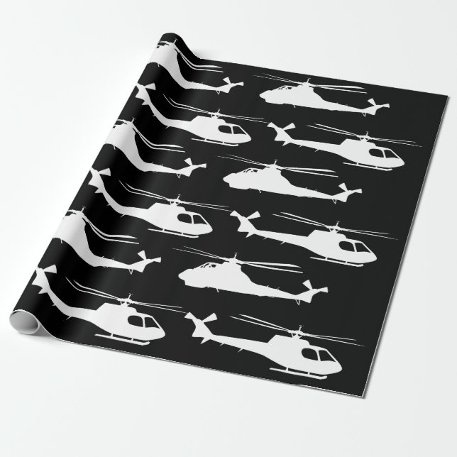 Helicopter Pilot Aviation Luft Force Trainee Cadet Presentpapper (Utrullad)