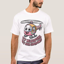 Helicopter Pilot Blueprint – I Fly Helicopters Sup T Shirt