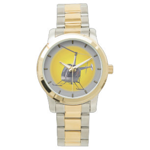 Helicopter Watch Coola Flygande Helicopter Wristwa Armbandsur
