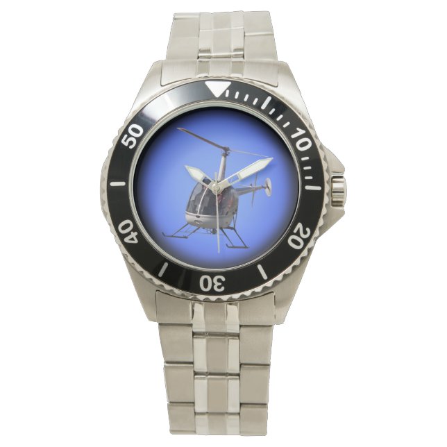 Helicopter Watch Coola Flygande Helicopter Wristwa Armbandsur (Framsida)