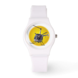 Helicopter Watch Coola Flygande Helicopter Wristwa Armbandsur